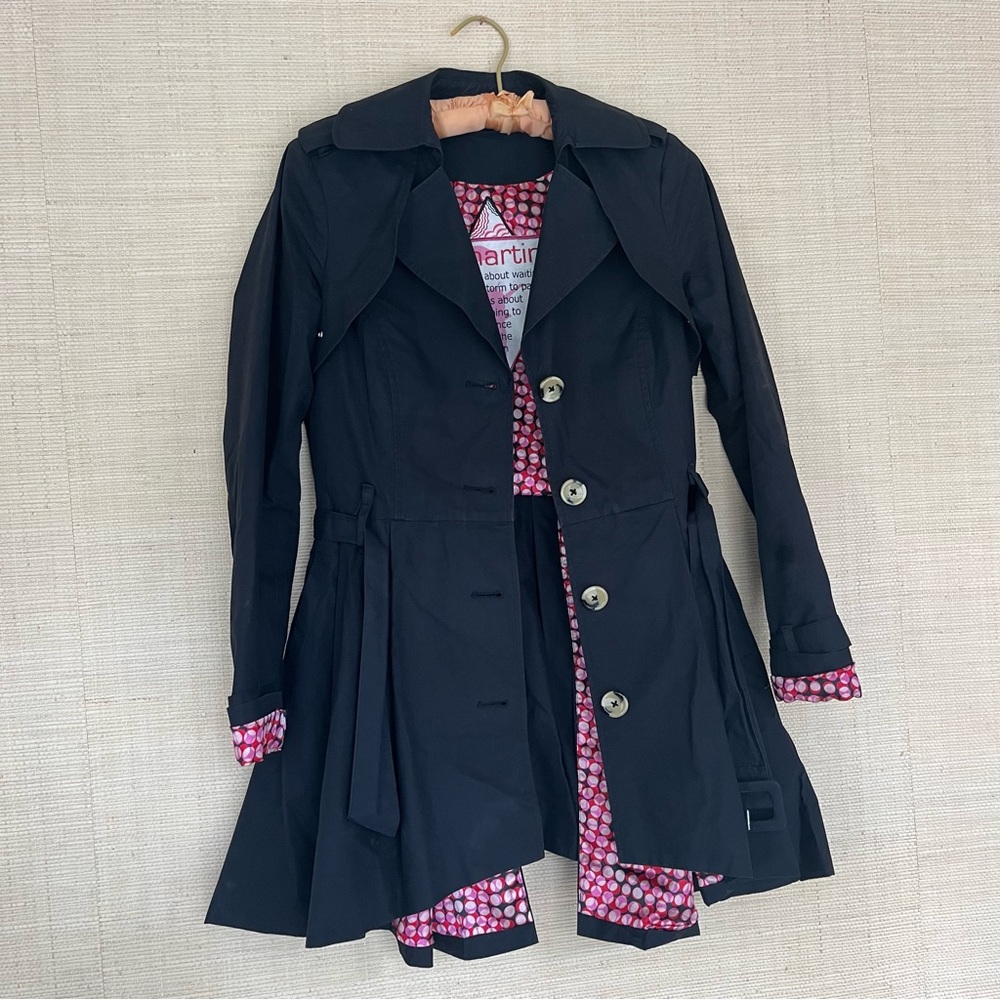 Peplum Trench/rain coat - Picture 1 of 13